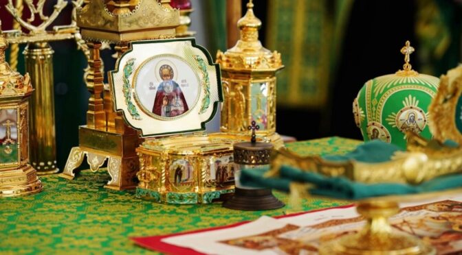 В Саратовскую митрополию будет принесен ковчег с частицей мощей преподобного Сергия Радонежского