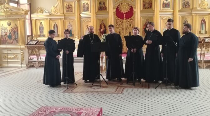 Алтарники нашего храма побывали в семинарии