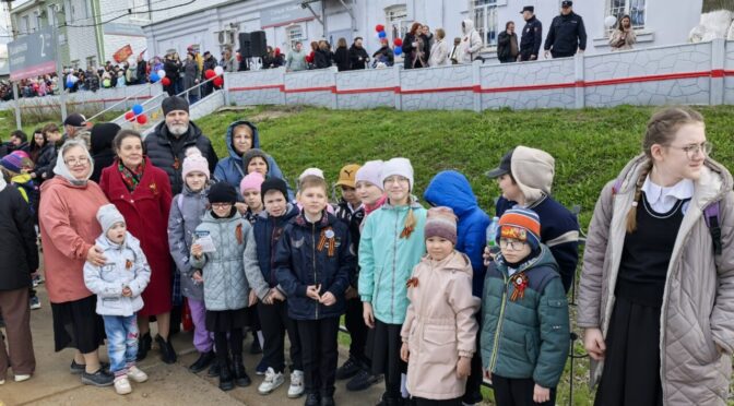 Встреча ретро-поезда «Воинский эшелон» на станции Жасминная